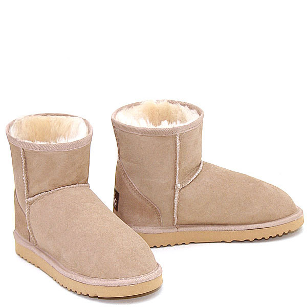 Deluxe Classic Mini Ugg Boots - Sand