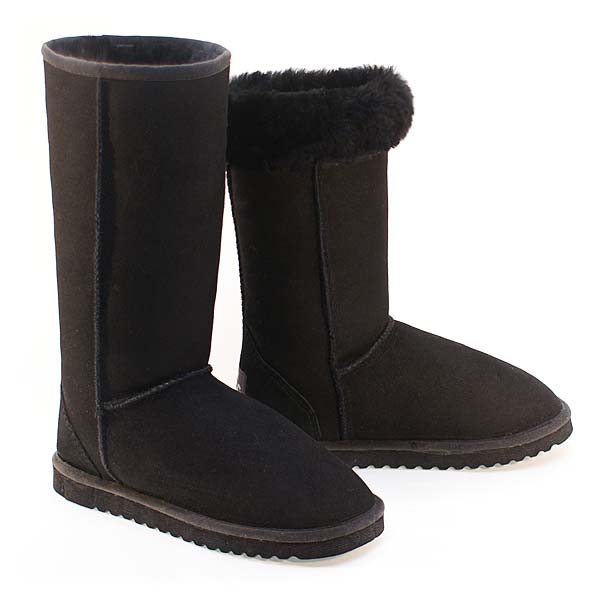 Deluxe Classic Tall Ugg Boots - Black