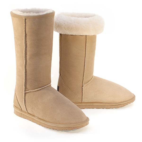 Deluxe Classic Tall Ugg Boots - Sand