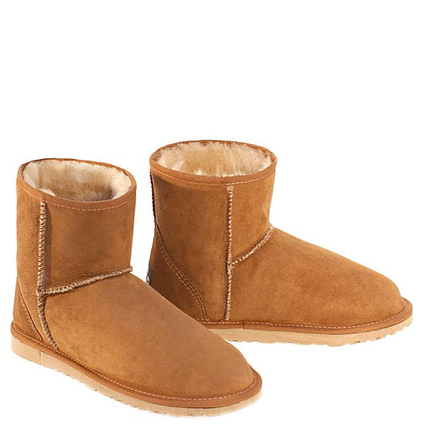 Deluxe Classic Mini Ugg Boots - Chestnut