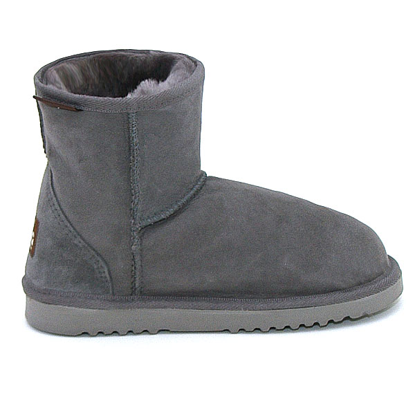 Deluxe Classic Mini Ugg Boots - Grey