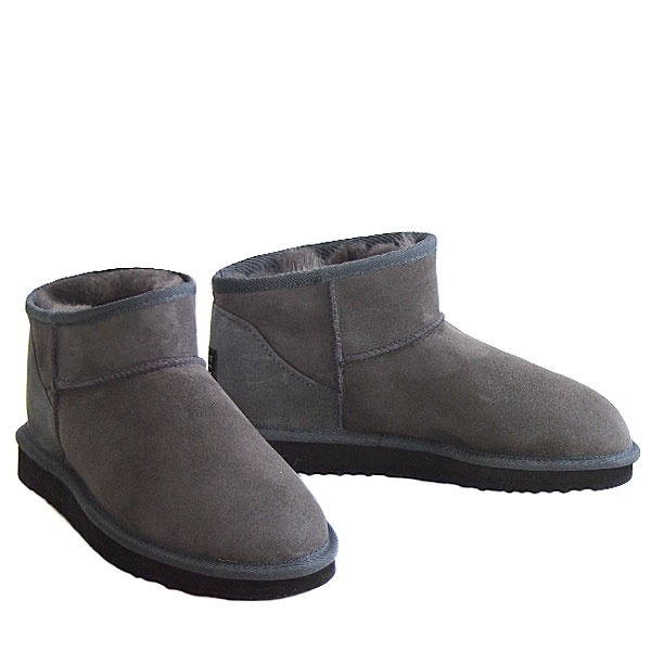 Oxford Mini Ugg Boots - Grey
