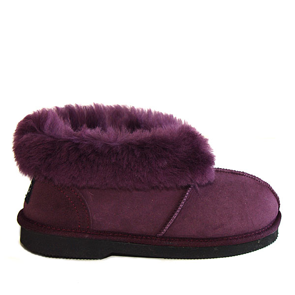 Aussie Sheepskin Slippers - Plum