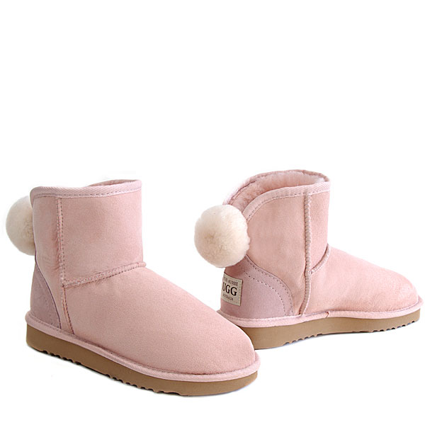 Bunny Mini Ugg Boots - Pink