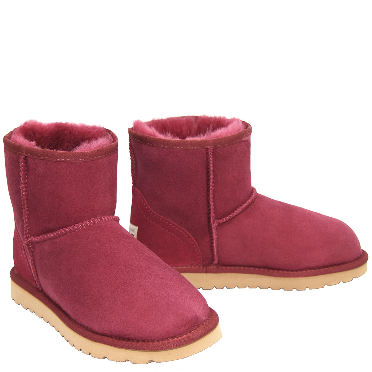Deluxe Classic Mini Ugg Boots - Bordeaux
