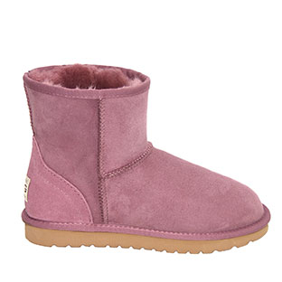Deluxe Classic Mini Ugg Boots - Dusty Mauve