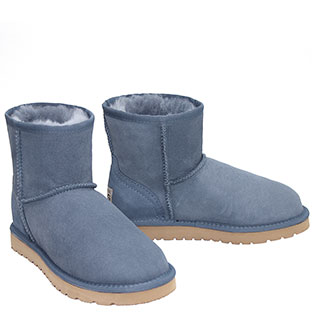 Deluxe Classic Mini Ugg Boots - Slate Blue