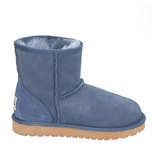 Deluxe Classic Mini Ugg Boots - Slate Blue