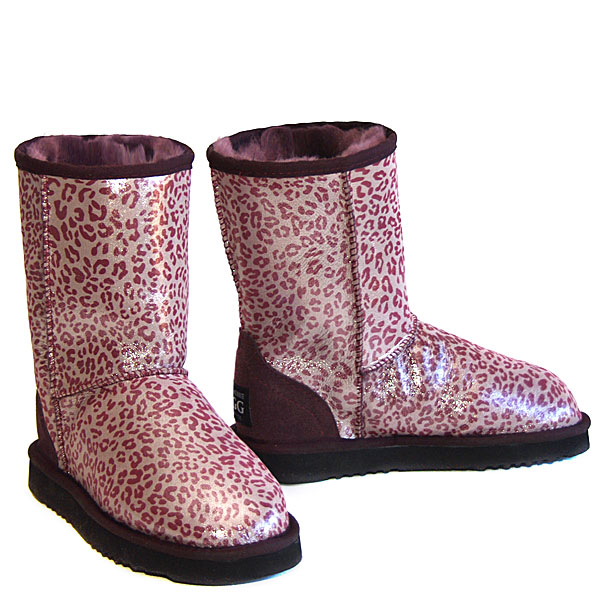 Safari Classic Short Ugg Boots - Leopard Purple