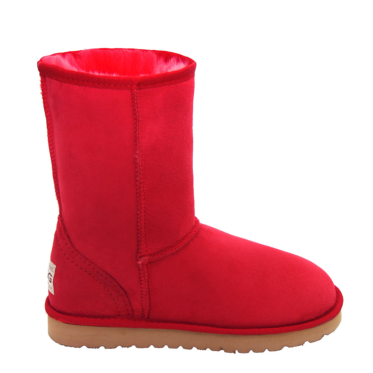 Deluxe Classic Short Ugg Boots - Crimson - Last Pair