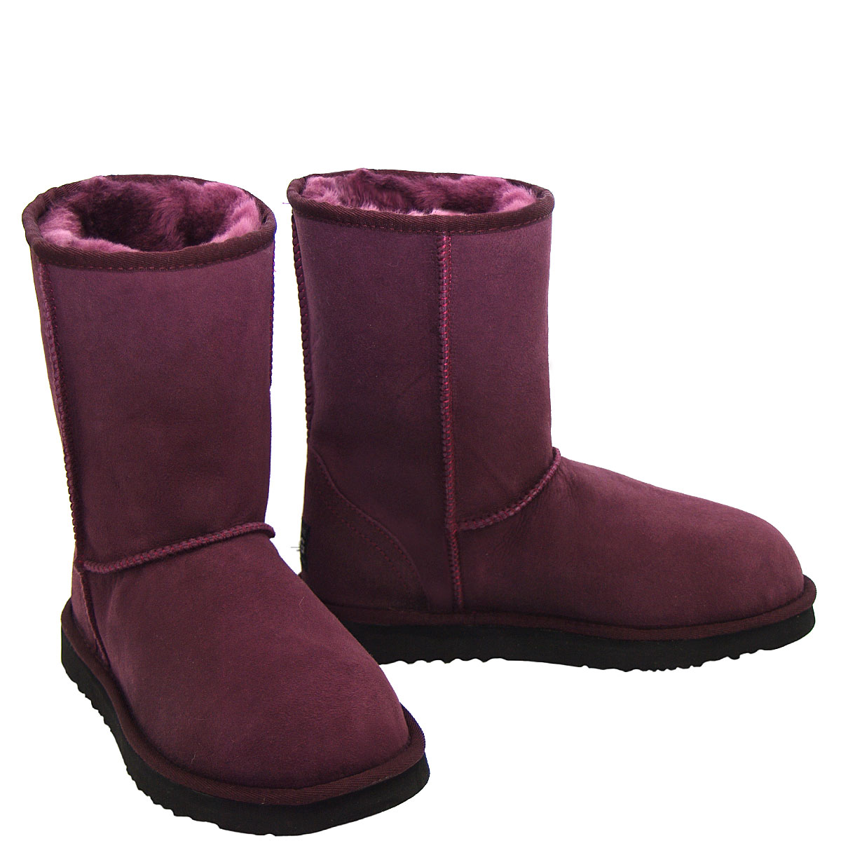 Deluxe Classic Short Ugg Boots - Plum