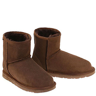 Deluxe Classic Mini Ugg Boots - Chocolate