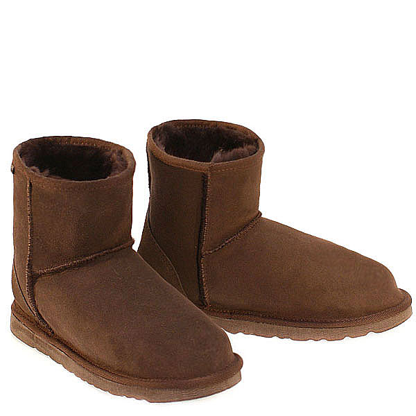 Deluxe Classic Mini Ugg Boots - Chocolate