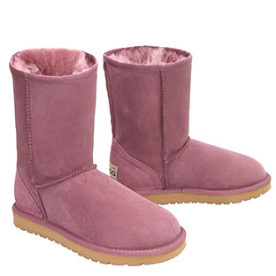 Deluxe Classic Short Ugg Boots - Dusty Mauve