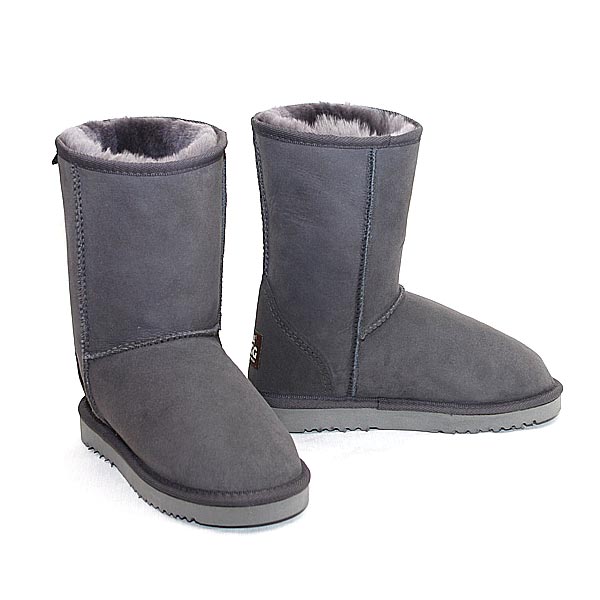 Deluxe Classic Short Ugg Boots - Grey