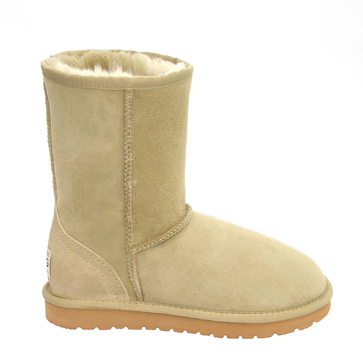 Deluxe Classic Short Ugg Boots - White Olive