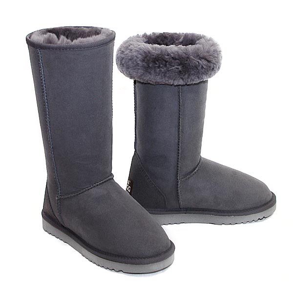 Deluxe Classic Tall Ugg Boots - Grey