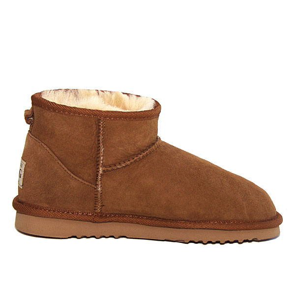 Deluxe Ultra Short Ugg Boots - Chestnut