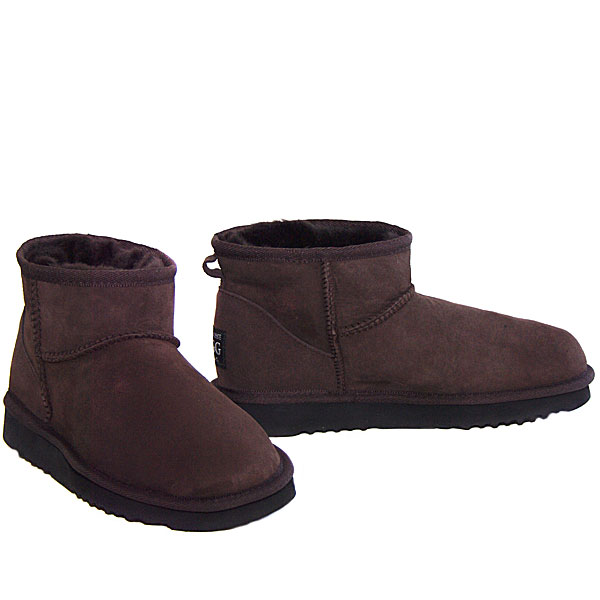 Deluxe Ultra Short Ugg Boots - Chocolate