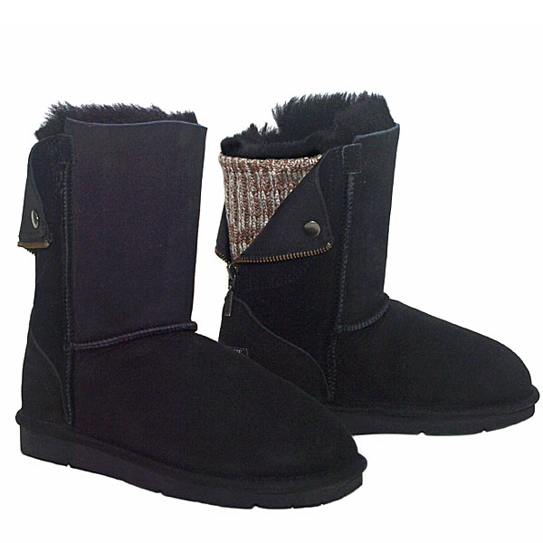 Fusion Short Ugg Boots - Black