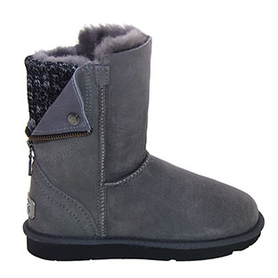 Fusion Short Ugg Boots - Grey