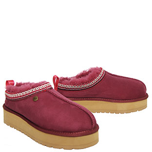 Jerena Platform Scuffs Bordeaux 
