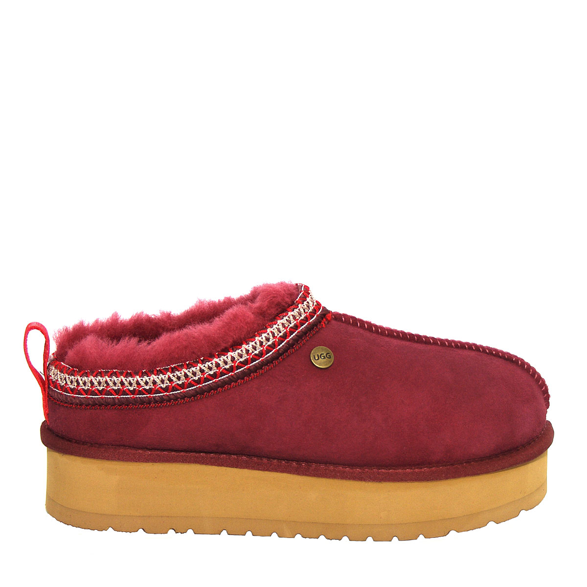 Jerena Platform Scuffs Bordeaux 