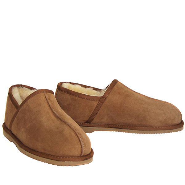 Joey Sheepskin Slippers Chestnut