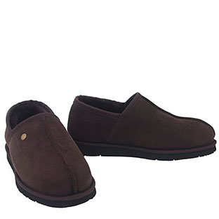Joey Sheepskin Slippers Chocolate