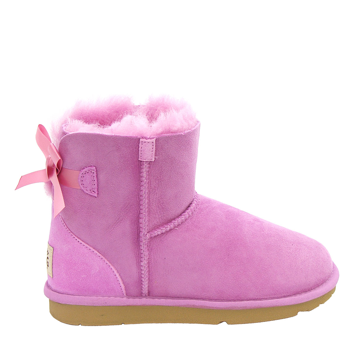 Mini Metro Bow Ugg Boots - Orchid - Last Pair