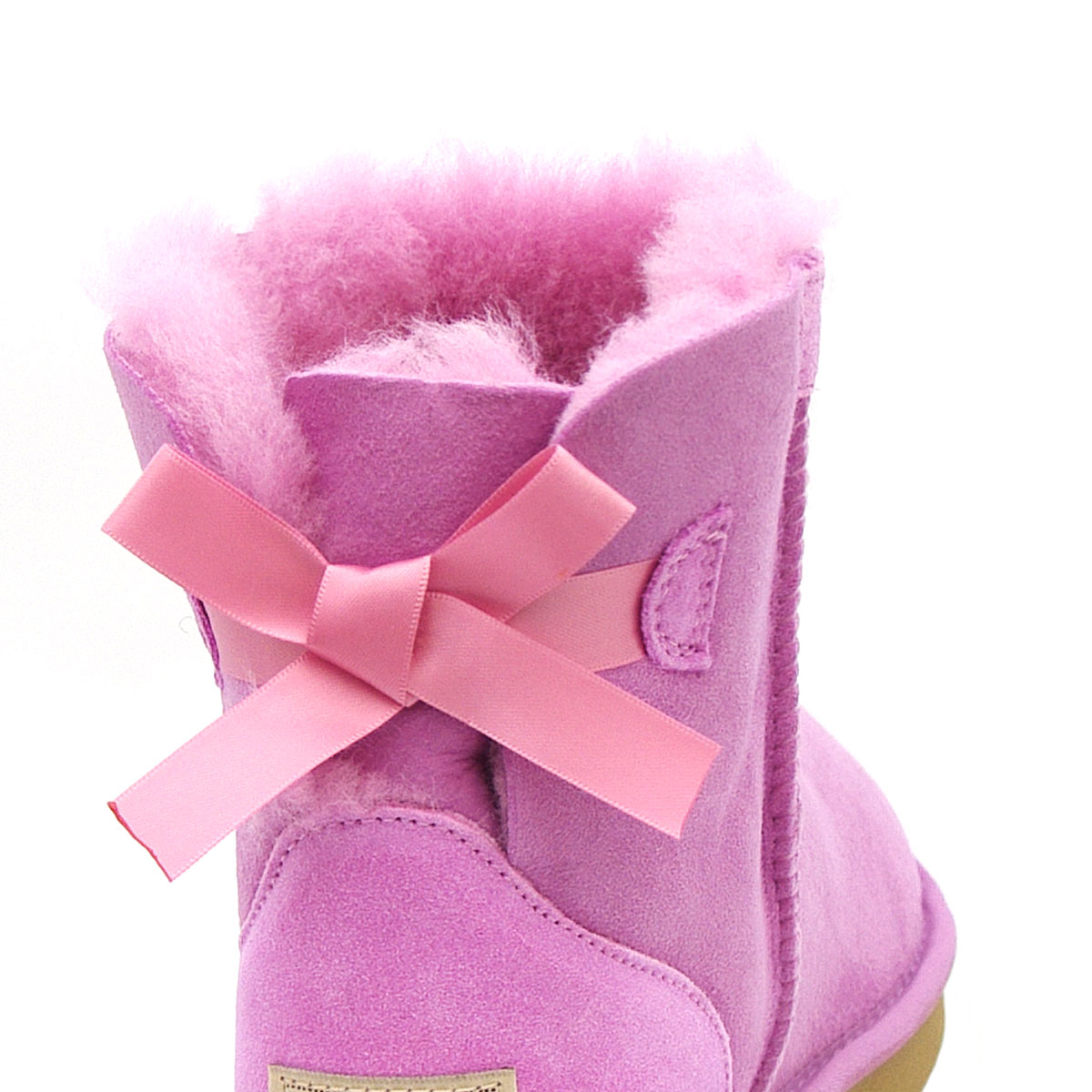 Mini Metro Bow Ugg Boots - Orchid - Last Pair