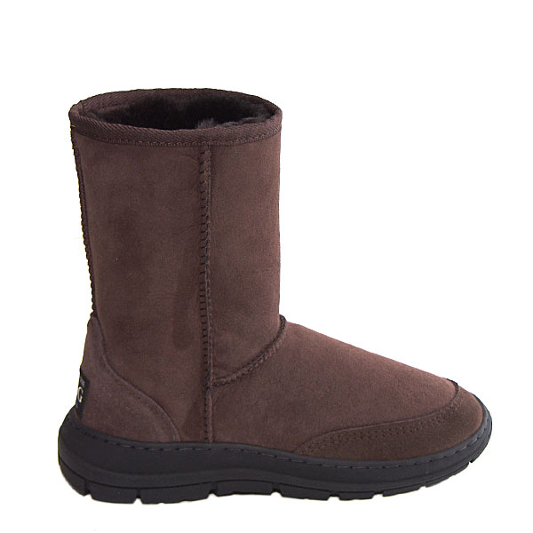 Offroader Short Ugg Boots - Chocolate