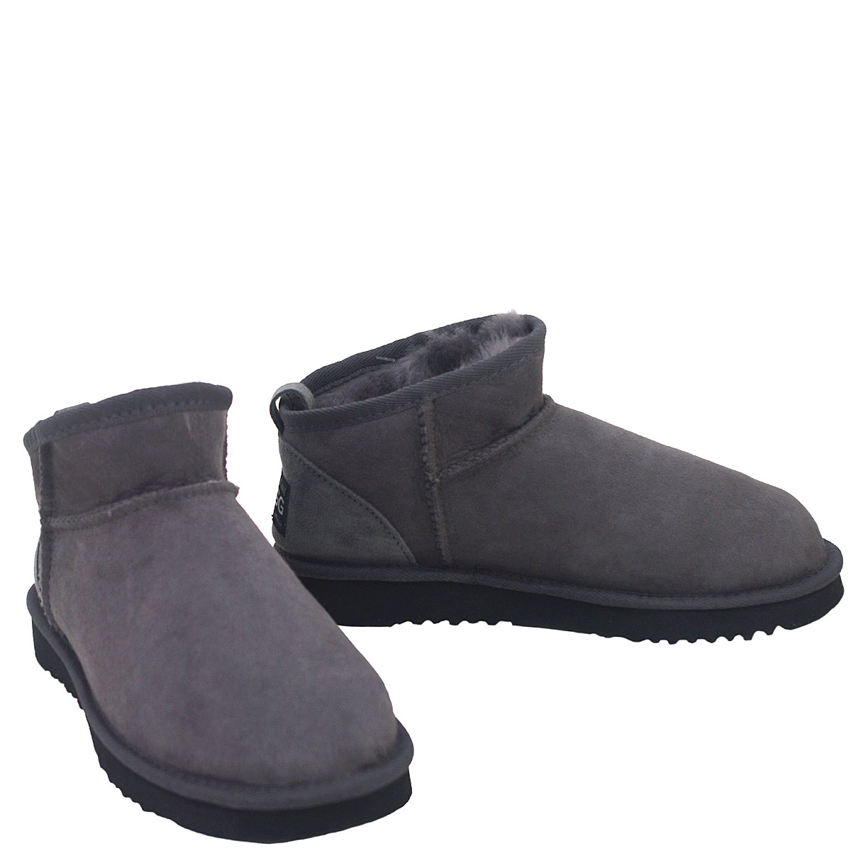 Oxford Mini Ugg Boots - Grey