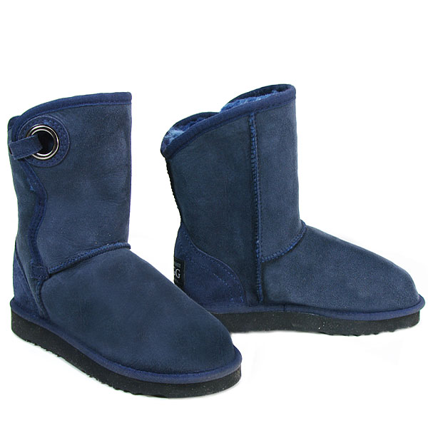 Shearling Pola Ugg Boots - Navy