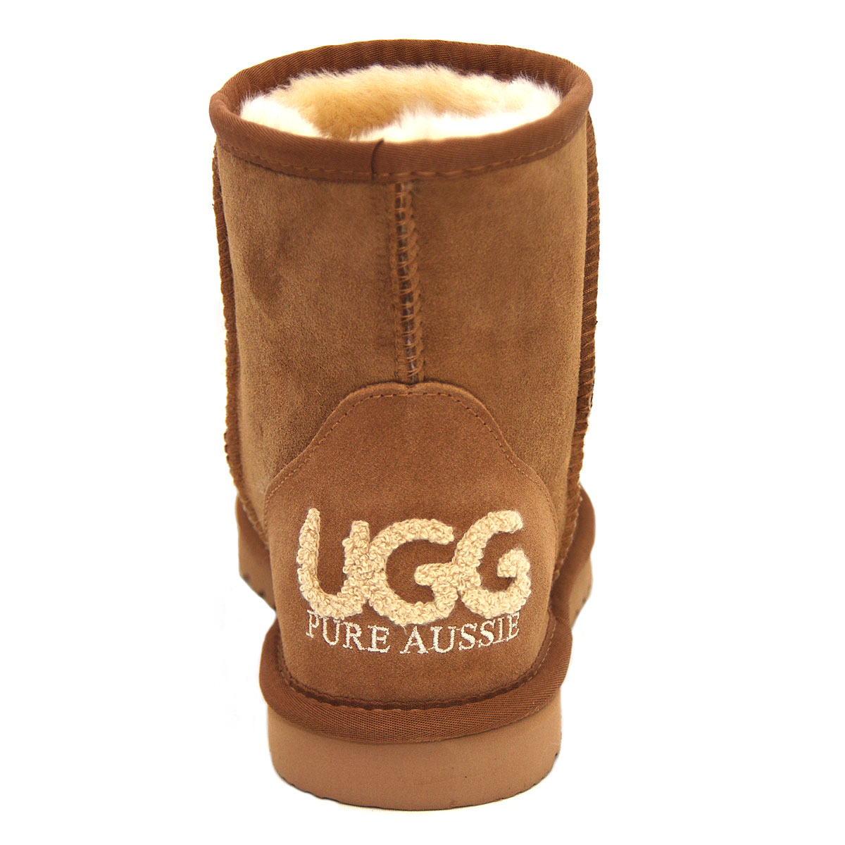 Deluxe Signature Mini Ugg Boots - Chestnut