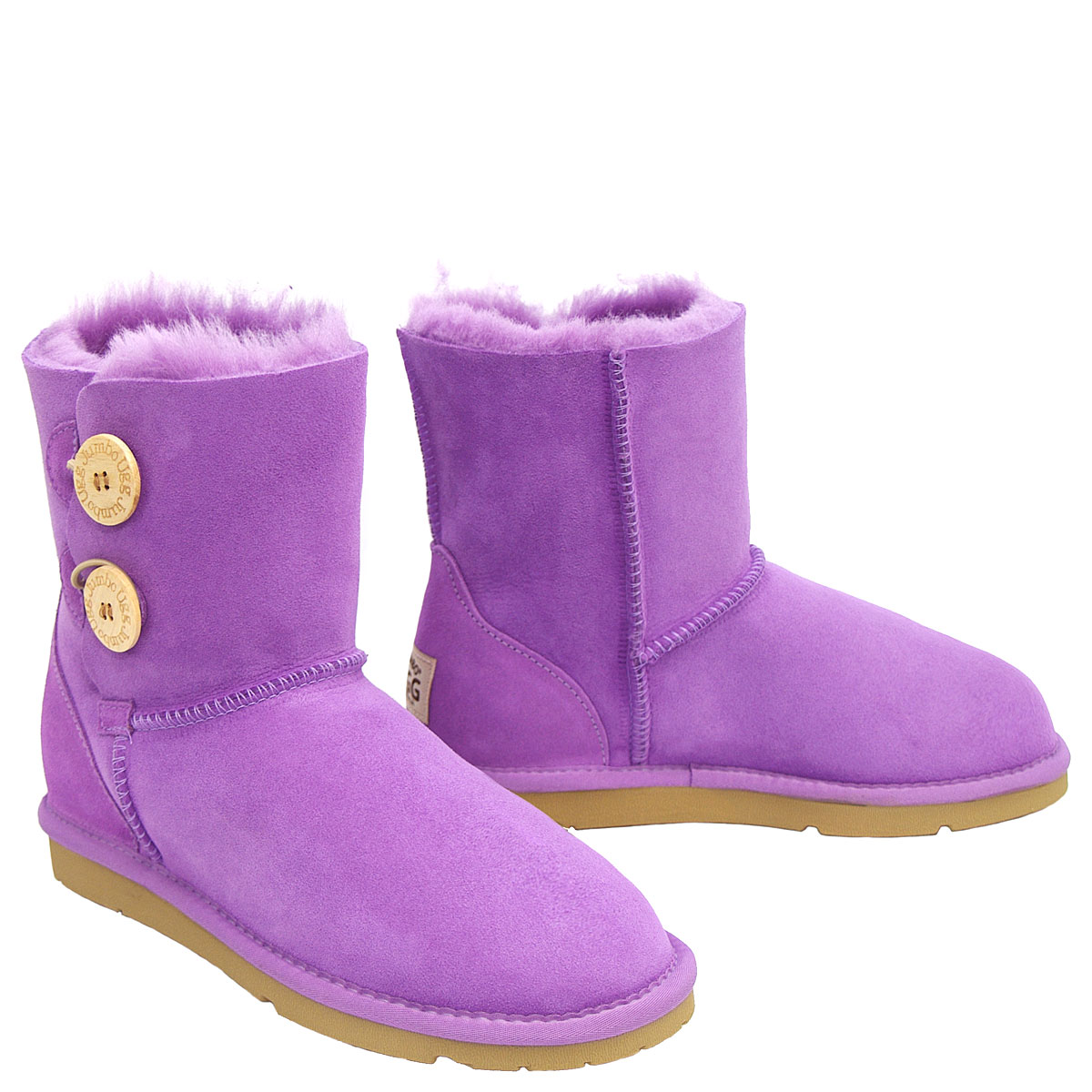 2 Button Lilac