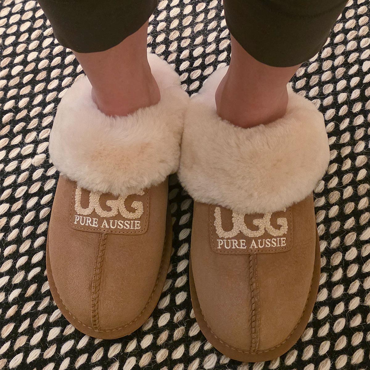 Step into pure comfort with a touch of luxury, 100% premium sheepskin